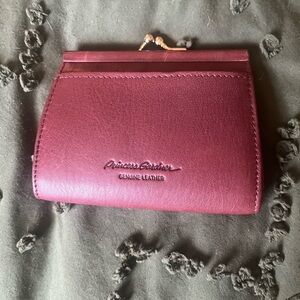 Princess Gardner Burgundy Leather Wallet